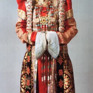 蒙古女士配饰
