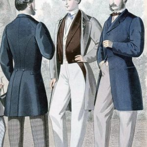 早期维多利亚男装：黑色在 1840 年代至 1880 年代占主导地位