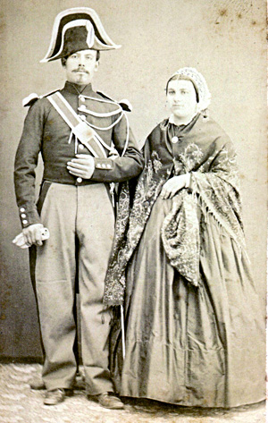 衬裙时代的鲁西永服装（1852-1870）