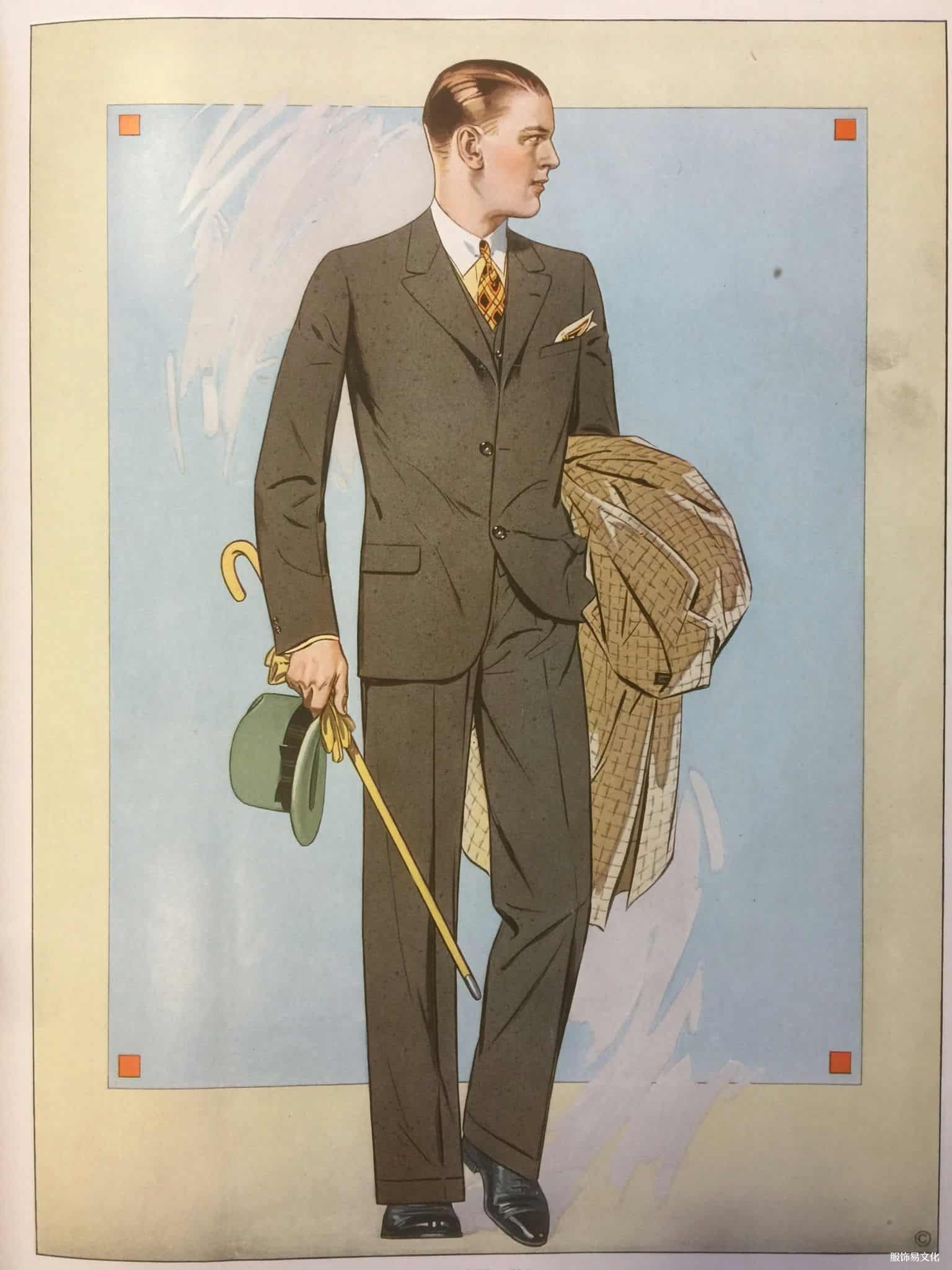 1928 年秋季男士最喜爱的时装