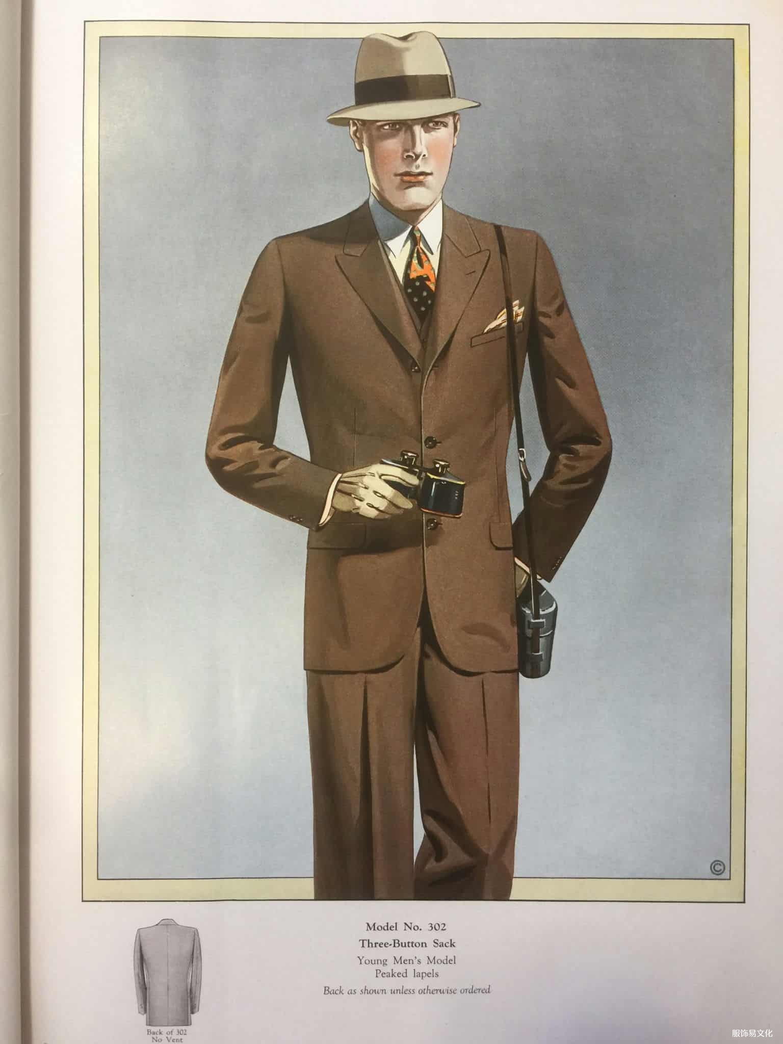 1928 年秋季男士最喜爱的时装