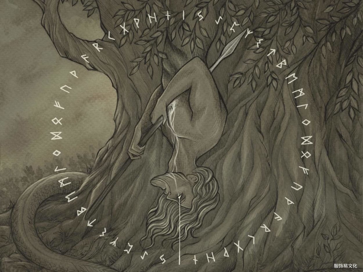 奥丁符文-yggdrasil-奥丁-牺牲