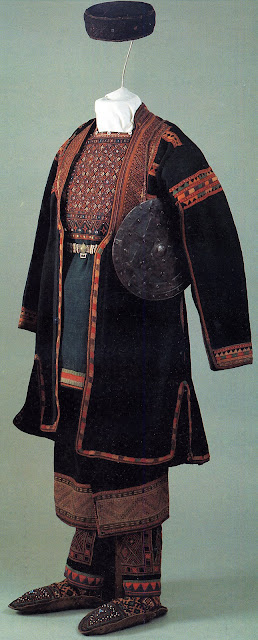 格鲁吉亚赫夫苏尔人的服装