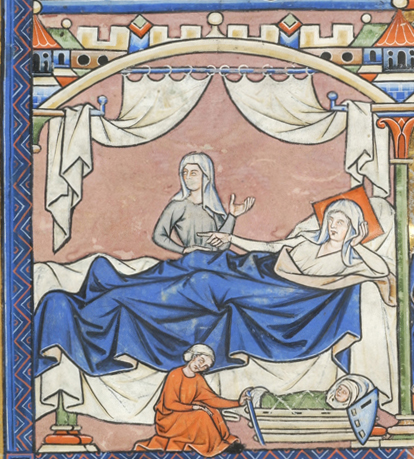 法国，巴黎，约 1244-1254 年 MS M.638 fol. 42v