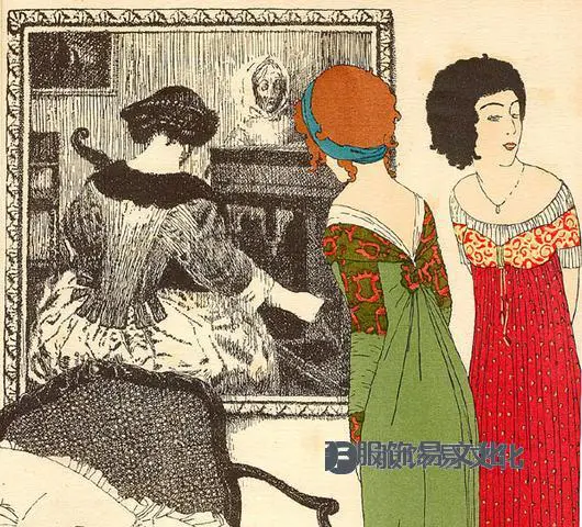 Paul Poiret 设计无紧身胸衣的连衣裙