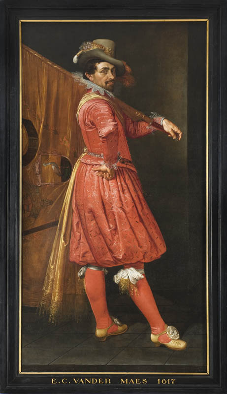 Willem Jansz. Cock，海牙市民卫队橙连旗手