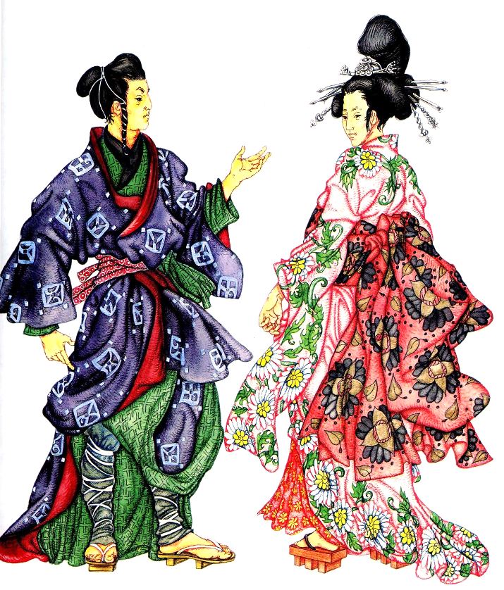 男女日本民族服饰