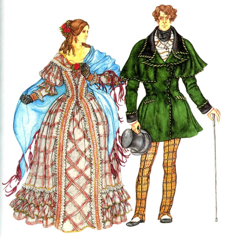 19 世纪下半叶的欧洲时尚（第二洛可可式）
