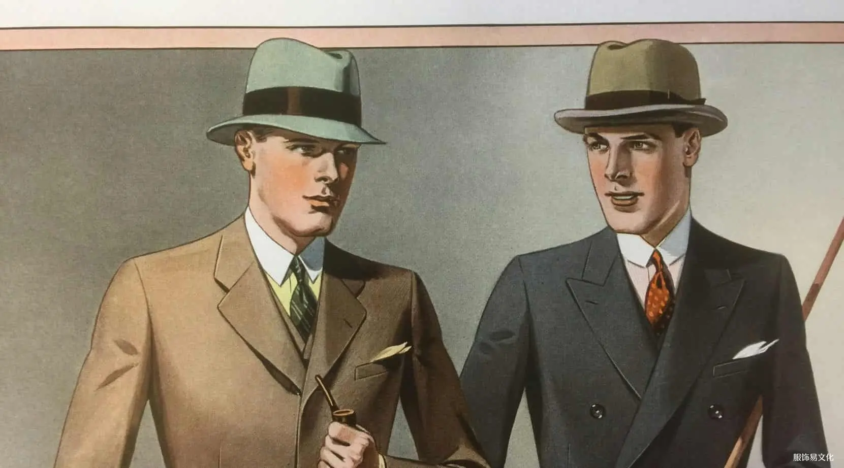 1928 年秋季男士最喜爱的时装