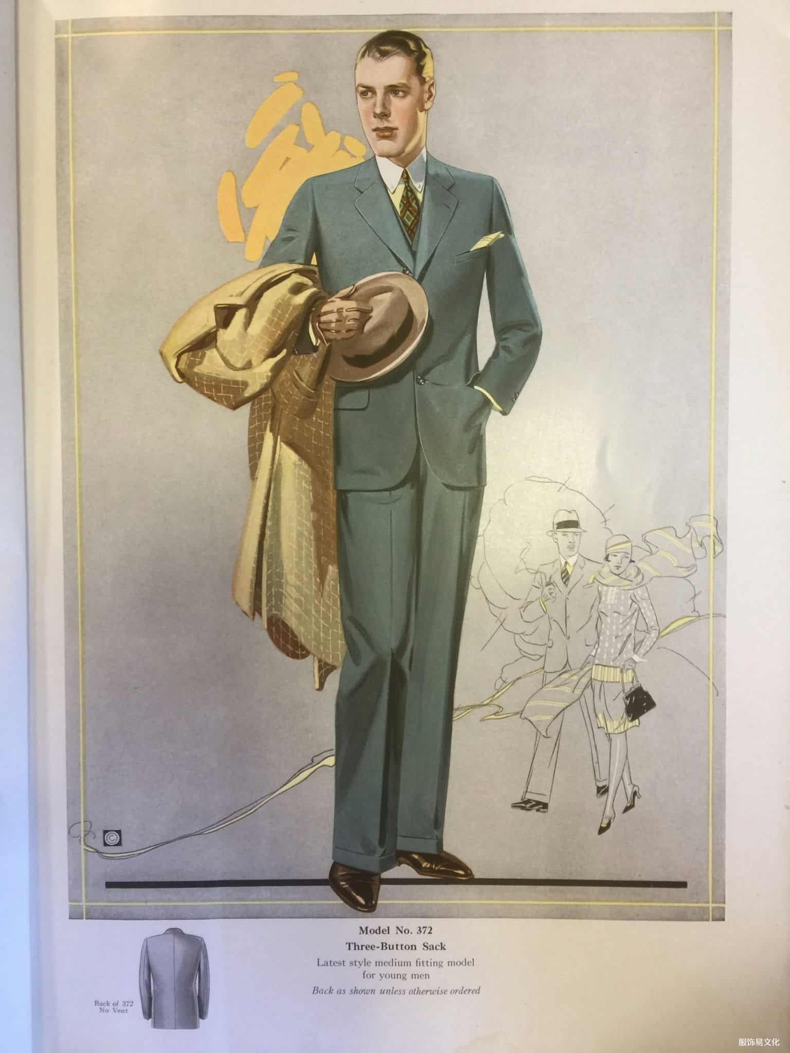 1928 年秋季男士最喜爱的时装