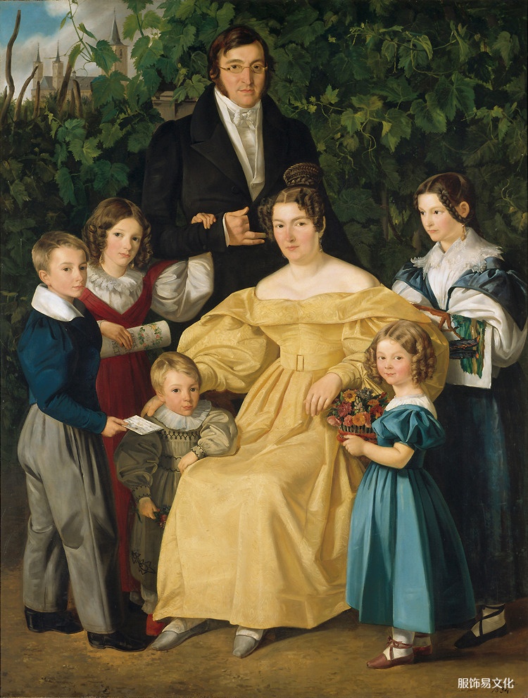 1834 年西蒙·梅斯特 - 韦布伦家族