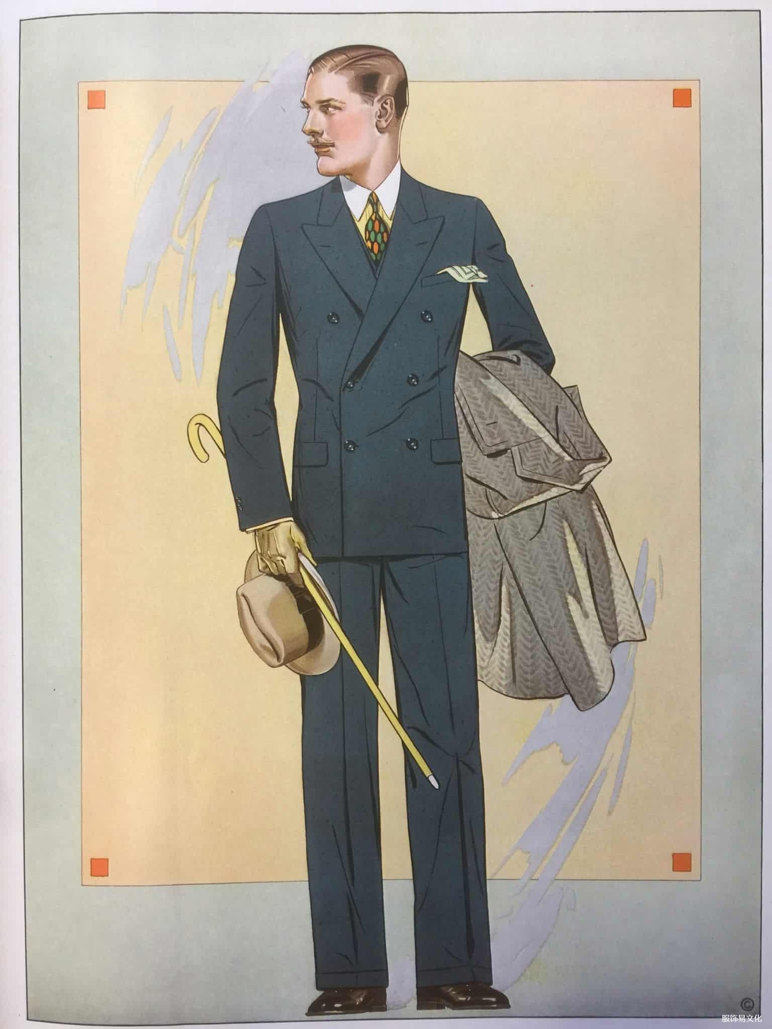 1928 年秋季男士最喜爱的时装