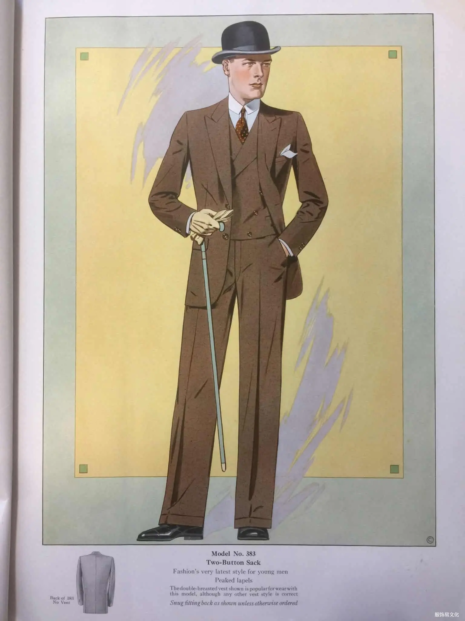 1928 年秋季男士最喜爱的时装