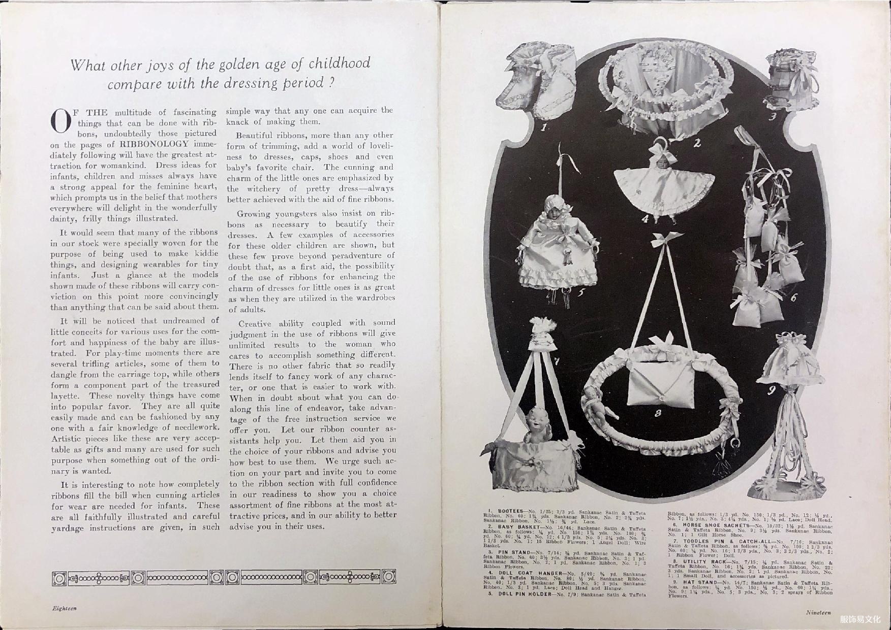 内布拉斯加州出版的1920 年秋季丝带流行趋势