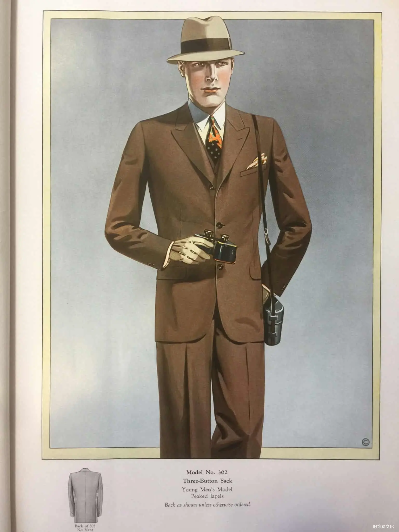 1928 年秋季男士最喜爱的时装