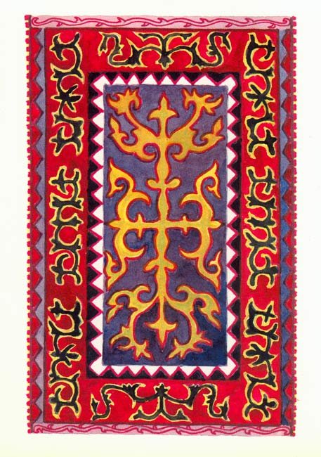 突厥-蒙古部落的装饰品图案