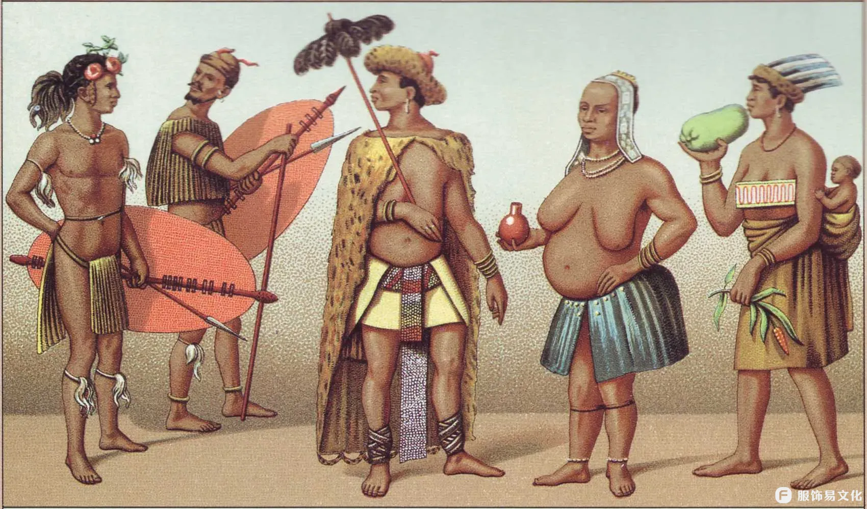 苏丹，南非服饰