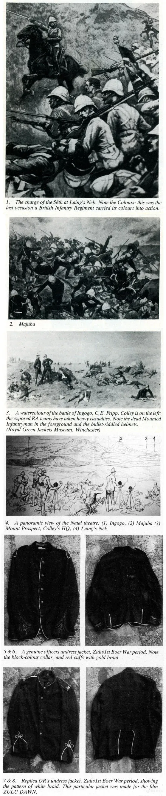 第一次布尔战争的制服，1881年