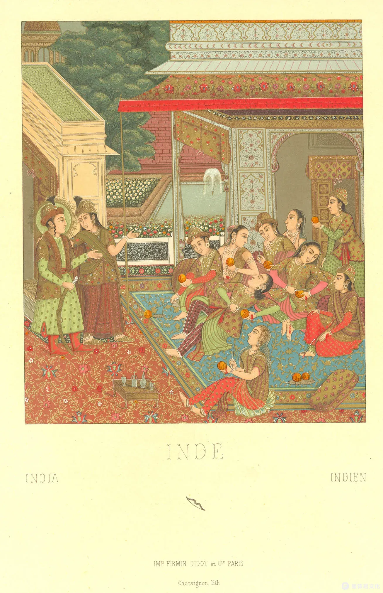 印度莫卧儿王朝服饰