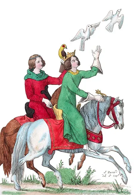 法国猎鹰人（约1368-1422年）服饰