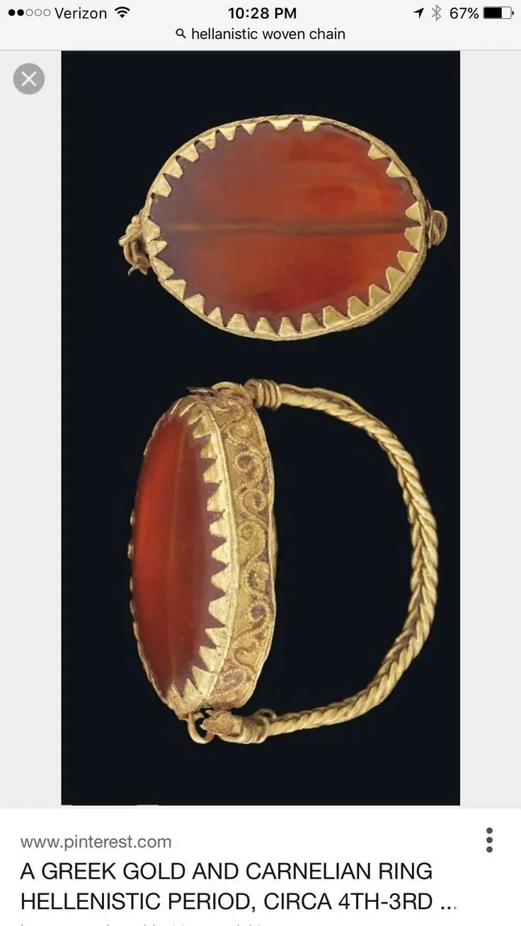 古希腊珠宝戒指