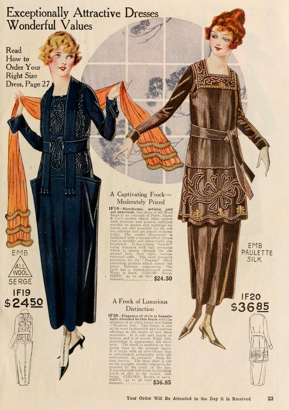 1919 年时尚连衣裙 - vintagedancer.com