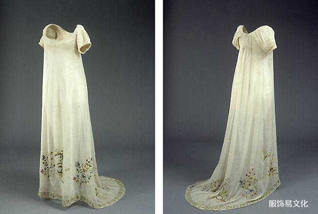 帝国风格婚纱，1817年