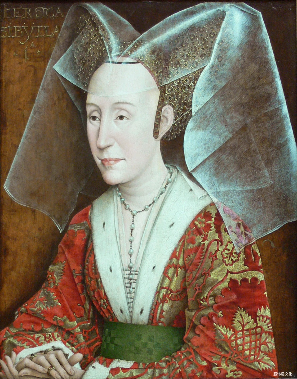 佛兰德斯哥特式服装风格向文艺复兴风格的过渡，1450-1475