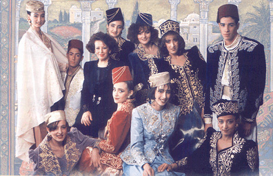 阿尔及利亚的传统男女服装