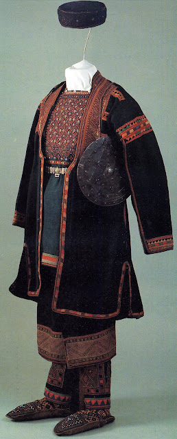 格鲁吉亚赫夫苏尔人的服装 – 服饰易汉服