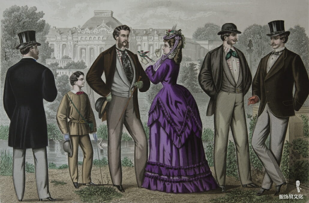 1871 年 6 月的维多利亚男装