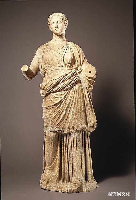 女人的大理石雕像，大理石，Pentelic，希腊，阁楼