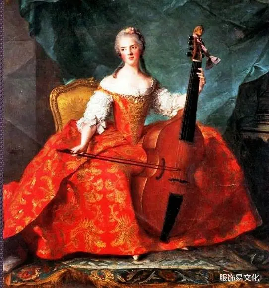 洛可可风格服装,1715-1785 年