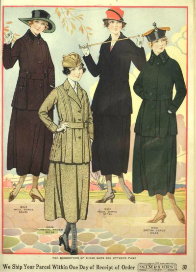 1918 运动套装、高尔夫服装 - vintagedancer.com