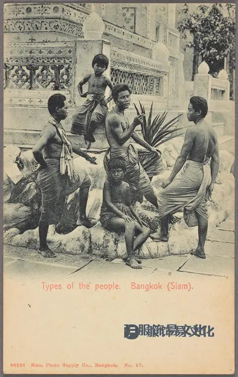 泰国20世纪早期的Panung和传统服装