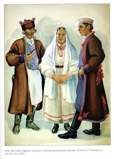 波兰和乌克兰地区的服装特点