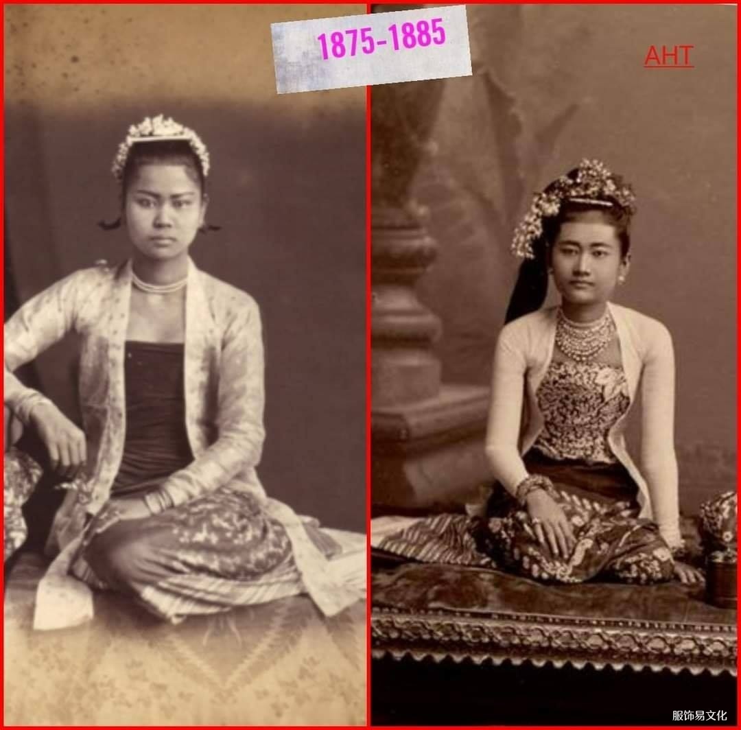 缅甸1875-1885年服装特点