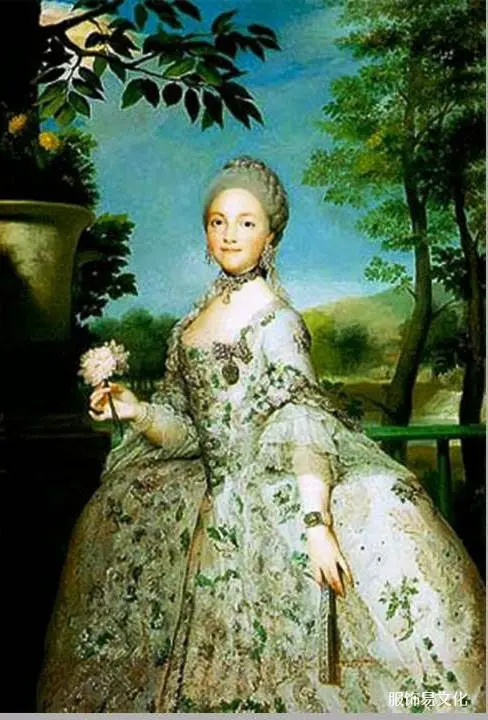 洛可可风格服装,1715-1785 年