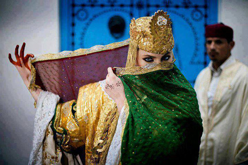 突尼斯新娘传统头饰