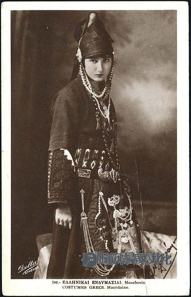 1911 年希腊的服装