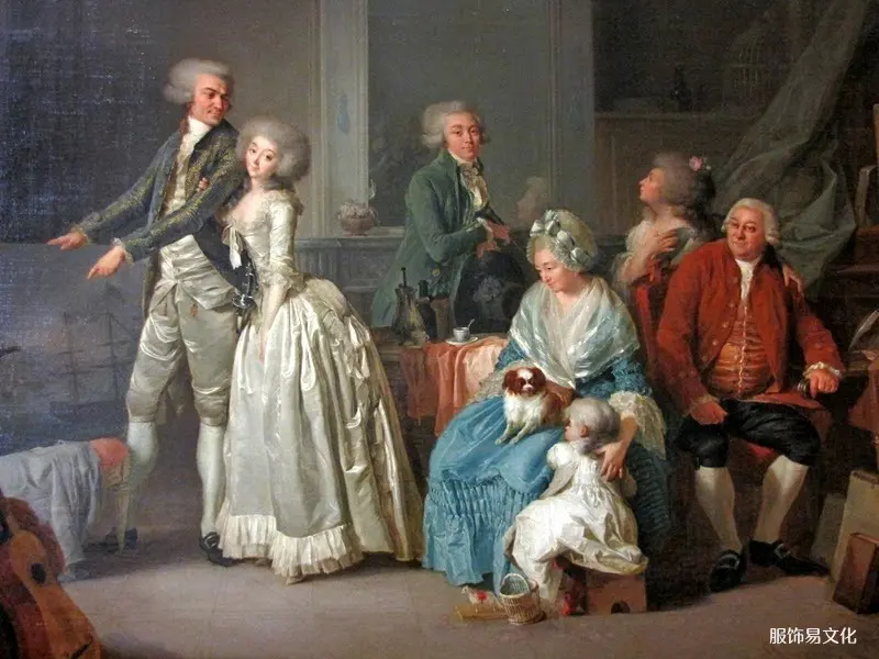 洛可可风格服装,1715-1785