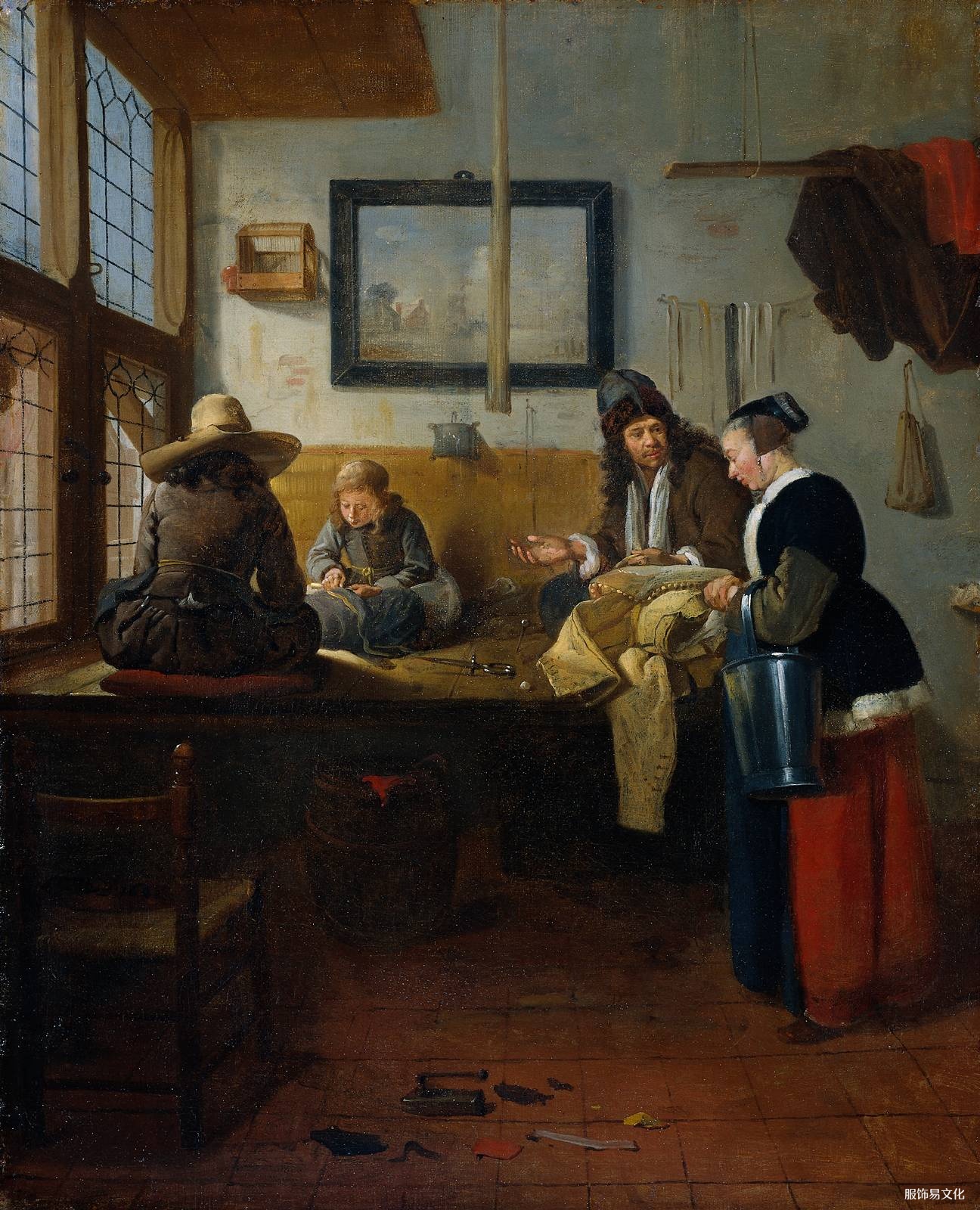 17 世纪法国的裁缝店、新缝纫工行会和皇宫画廊