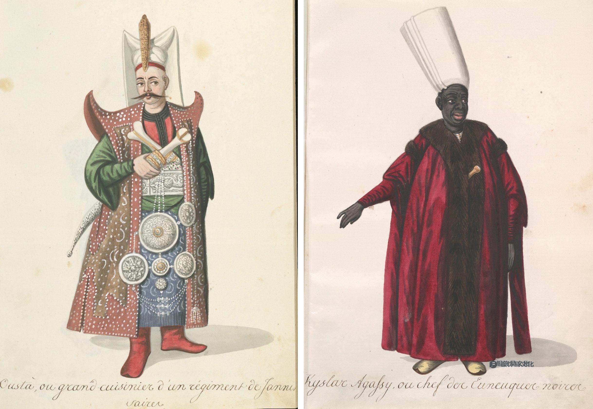 一个禁卫军团的指挥官，一个奥斯曼帝国后宫的太监卫队。 <em>Usta</em> 在奥斯曼土耳其语中表示老板或主人，现在专门用于表示烹饪界的等级制度。