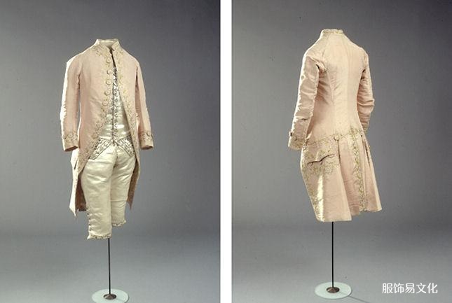 男士真丝西装，大约。 1780-90