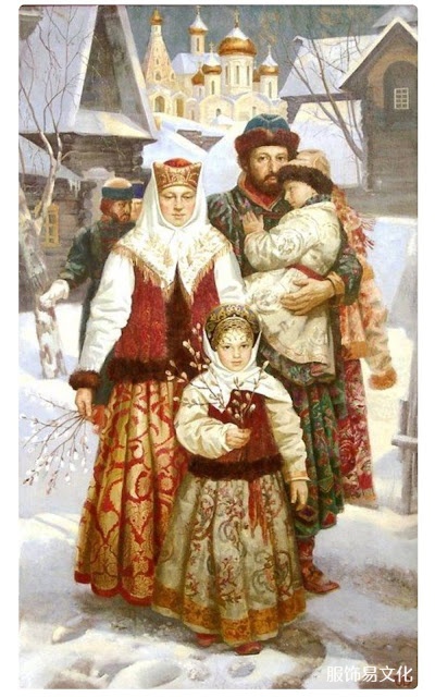 俄罗斯民间外衣和保暖服装