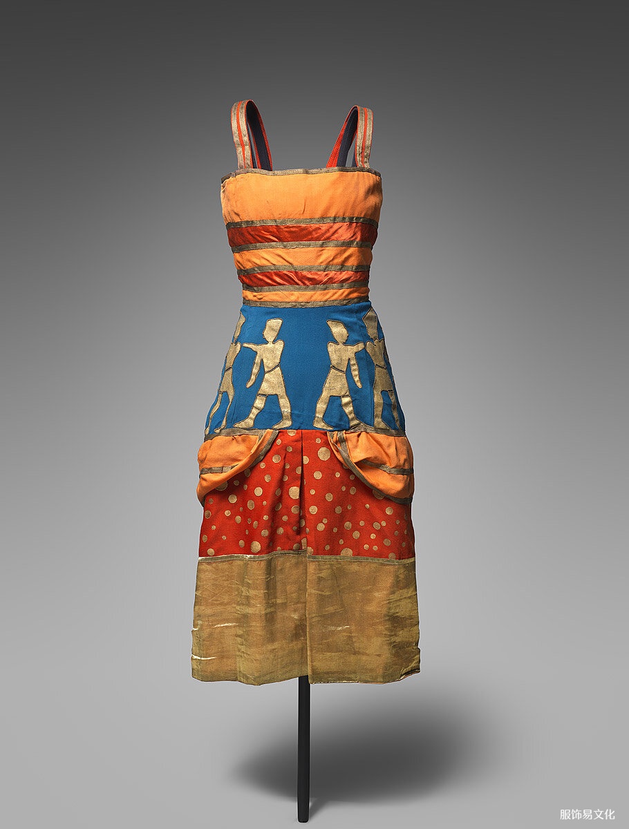 Sonia Delaunay，芭蕾舞剧《埃及艳后》服装，1918 年。