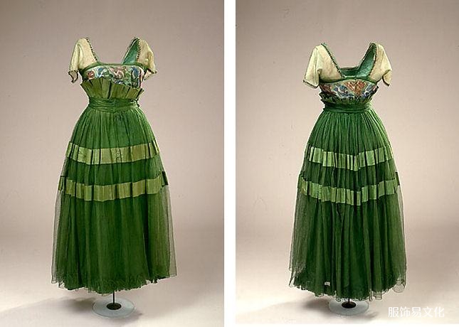 异国情调的舞会礼服，1914 - 1916 年