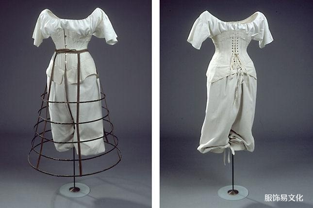 衬裙框架内衣，1850 年代