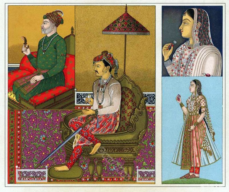 印度莫卧儿帝国-服装和时尚史
