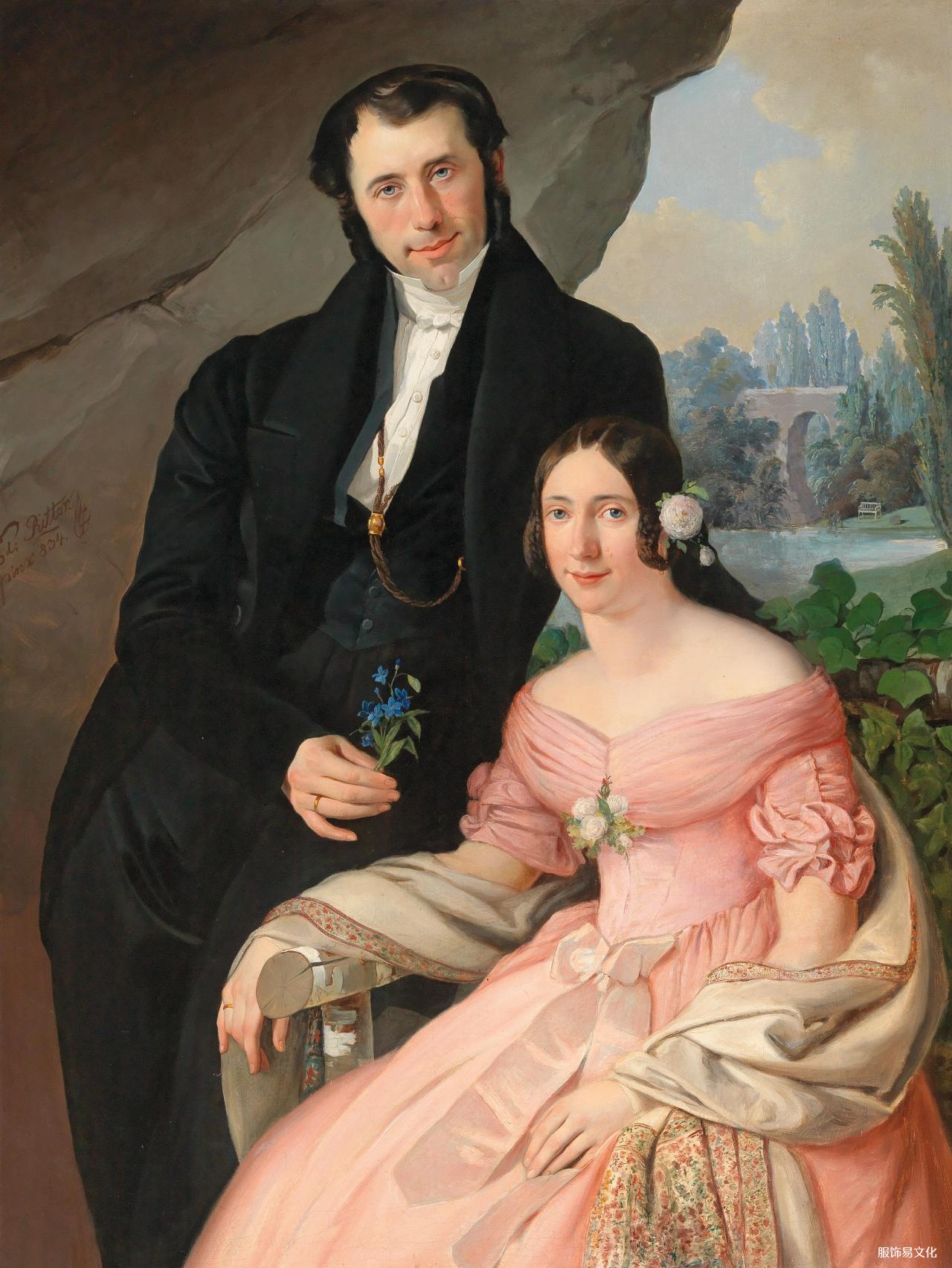 向浪漫主义服装的过渡（1820-1820）和第一种浪漫风格：球形服装（1828-1836）